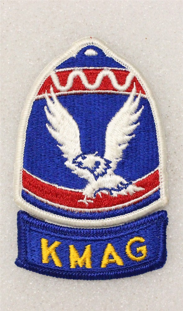 Army Patch: Korean Military Advisory Group (KMAG) set - merrowed edge
