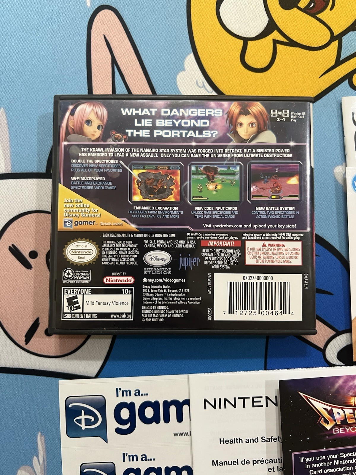 CASE + MANUAL ONLY Spectrobes Beyond The Portals Authentic Nintendo DS