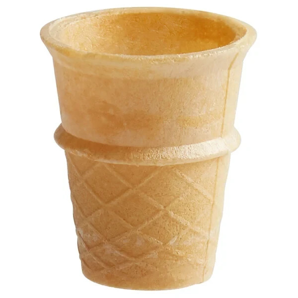 1260 Case Joy Kids Extra Small Mini Ice Cream Cake Cones Flat Bottom for Samples