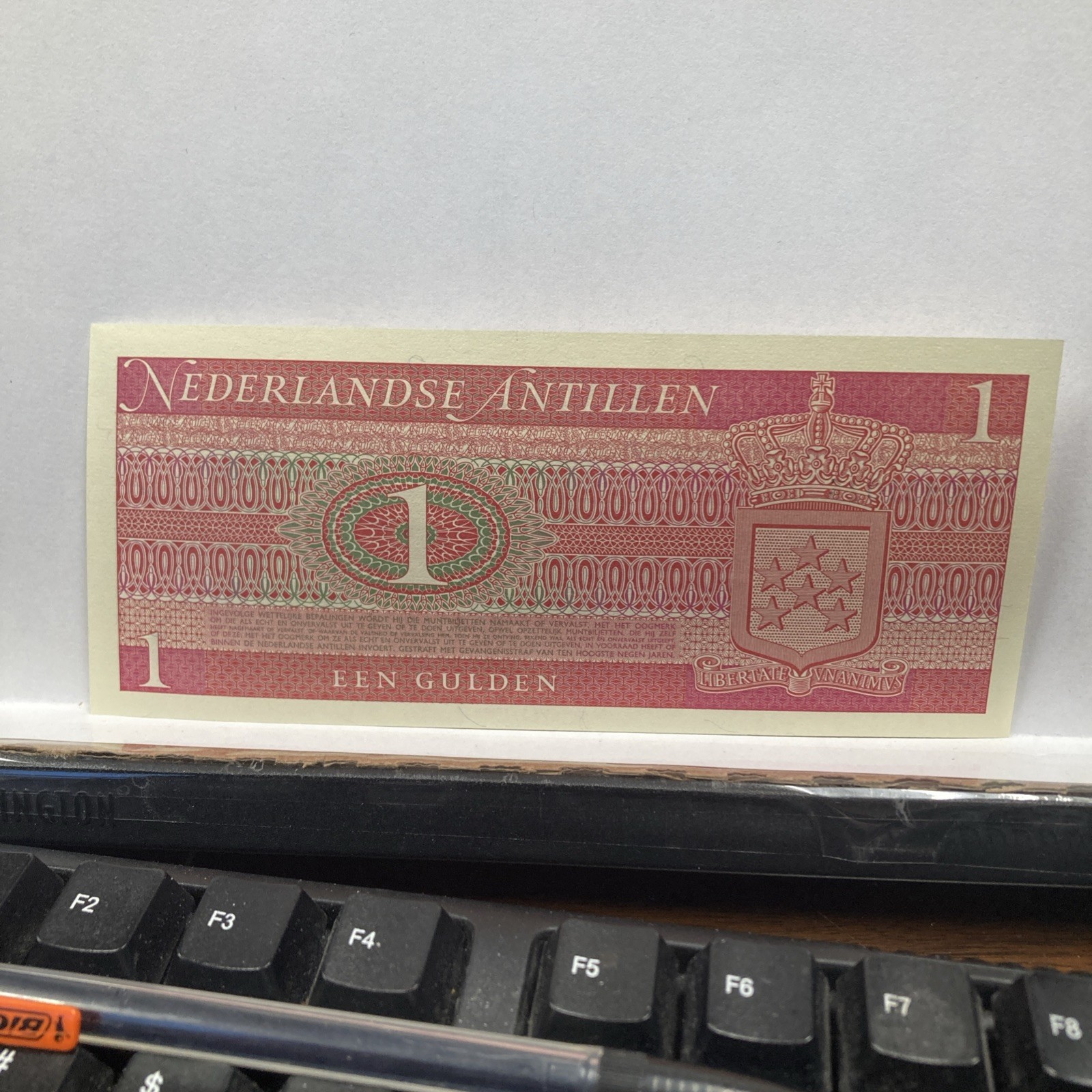 NETHERLANDS ANTILEES 1970 1 GULDEN P-20 UNC Nanknote
