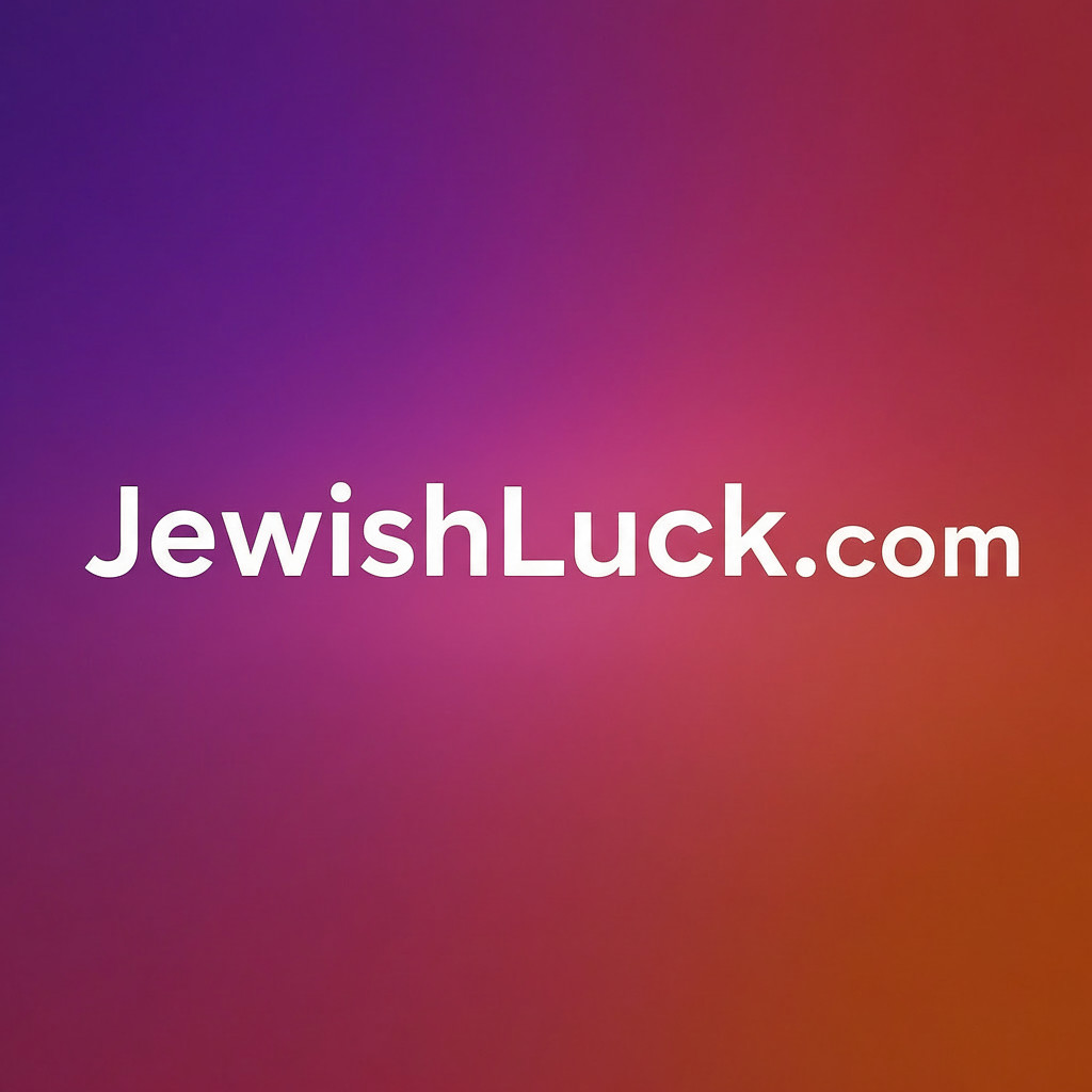 JewishLuck.com - Premium 2-Word .COM Domain Name Jewish Culture Judaica Heritage