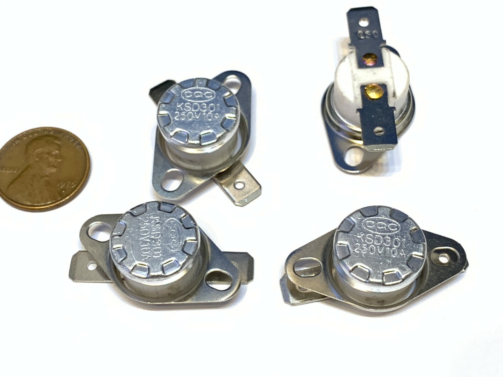 4 Pieces N/C 185ºC 365ºF normally closed Thermal  Thermostat switch KSD301 A24