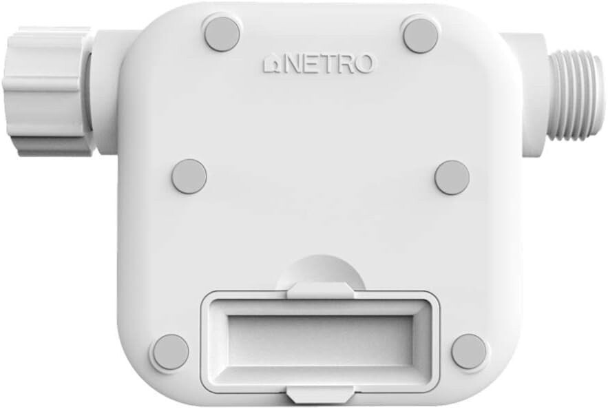 Netro Pixie Smart Hose Faucet Timer, WiFi, Solar Powered, Weather Aware, White