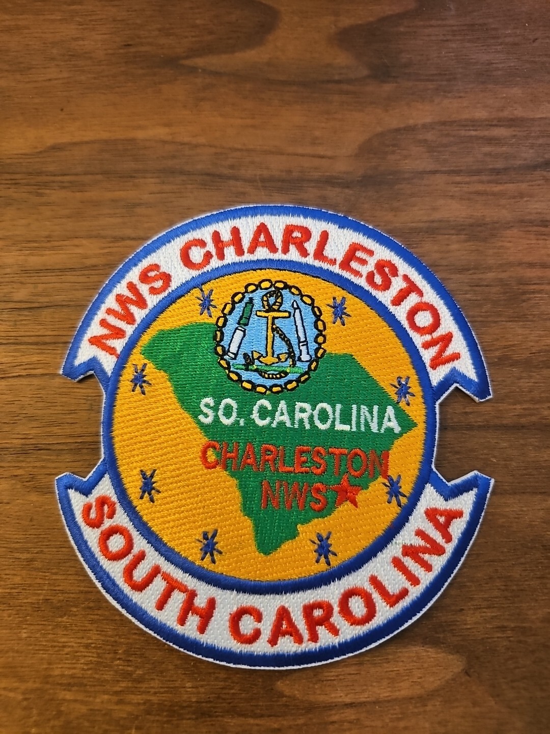 US NAVY BASE PATCH, NWS CHARLESTON, SOUTH CAROLINA
