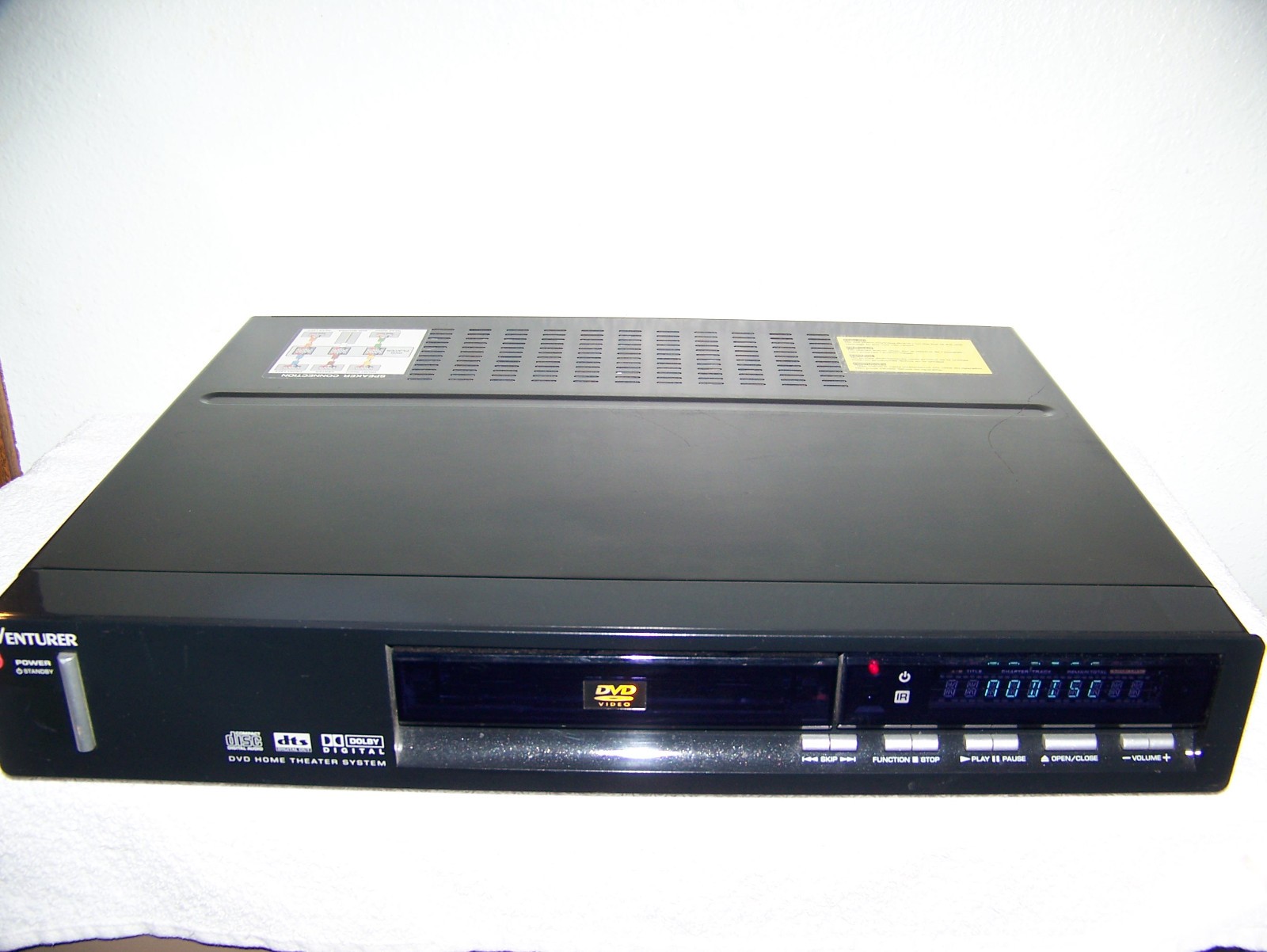 Venturer DVD AM FM Home Theater System MN STS32-B Tested