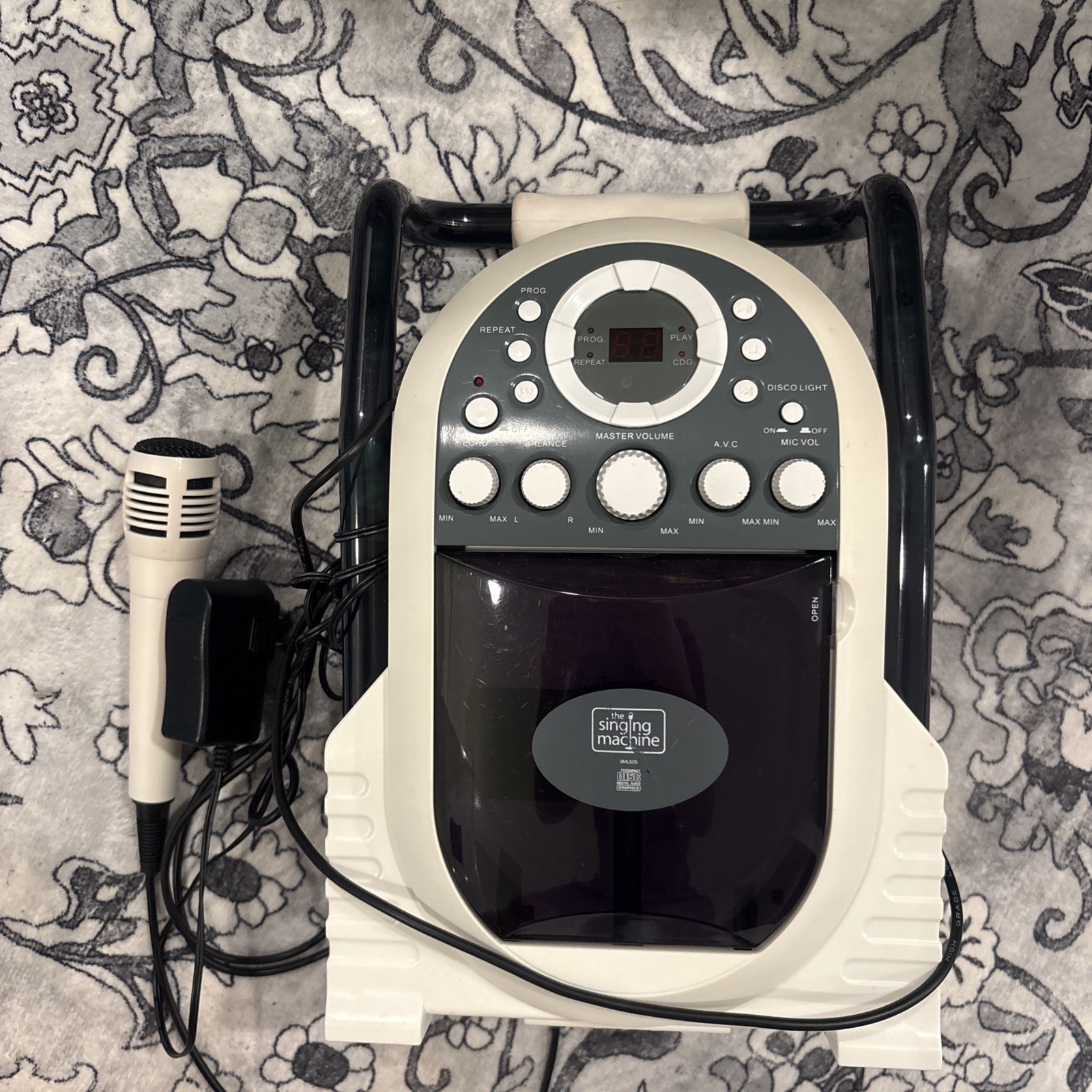 Singing Machine Classic Series SML505 Portable Karaoke Machine CD Player