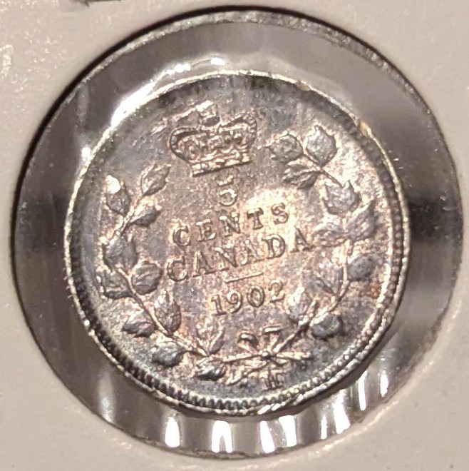 1902 H 5c (High Grade)