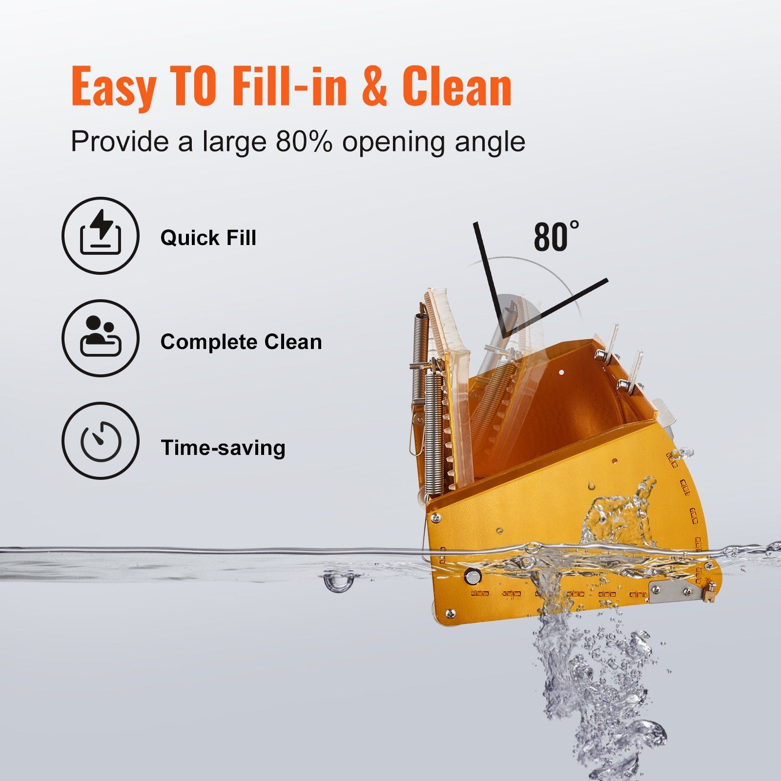 Reliable 10in Mud Application Box Aluminum Finish Long Lasting