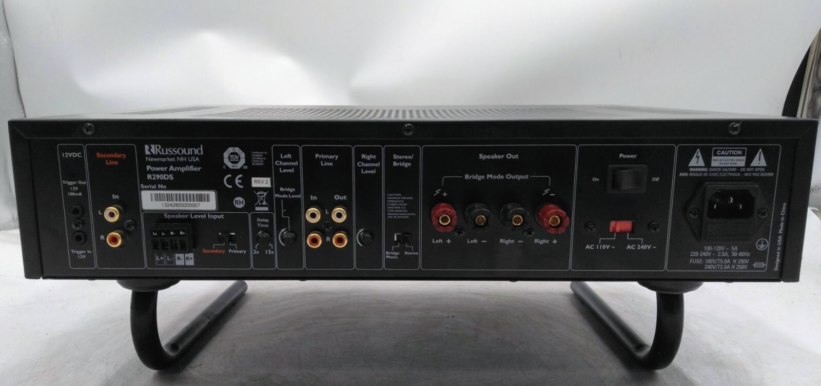 Russound R290DS - Stereo Dual Source Power Amplifier