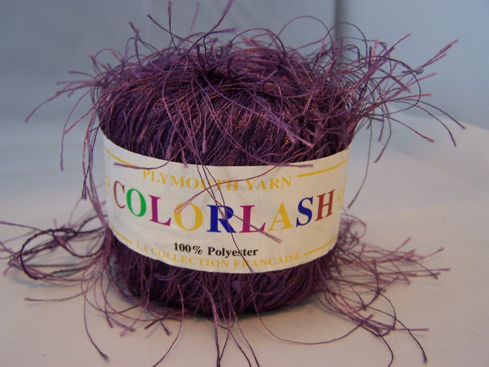 Plymouth Yarn Colorlash  Eyelash Yarn - Dark Purple - New