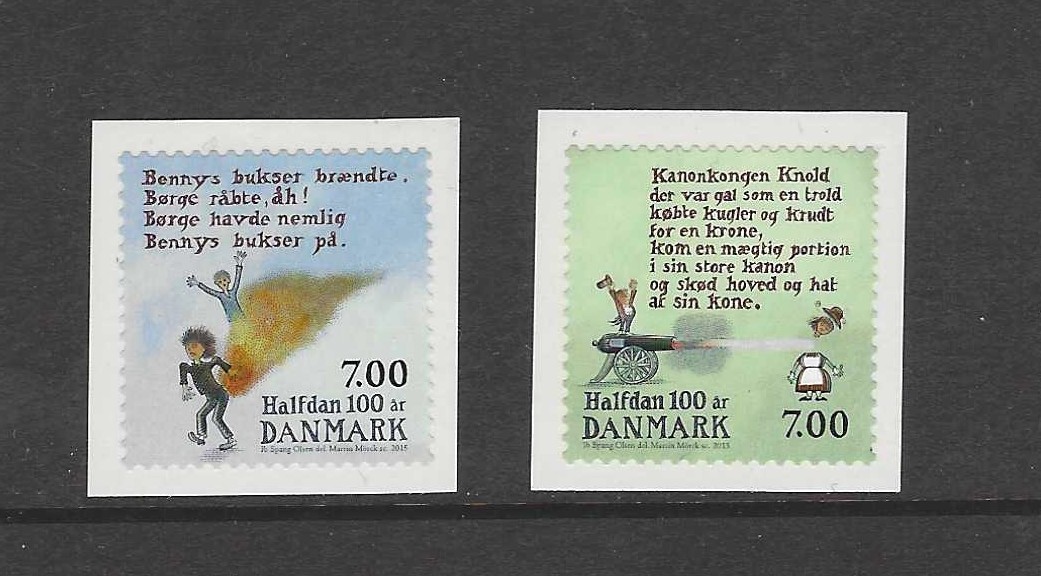 Denmark 2015 Children's poems MNH  (af1803)