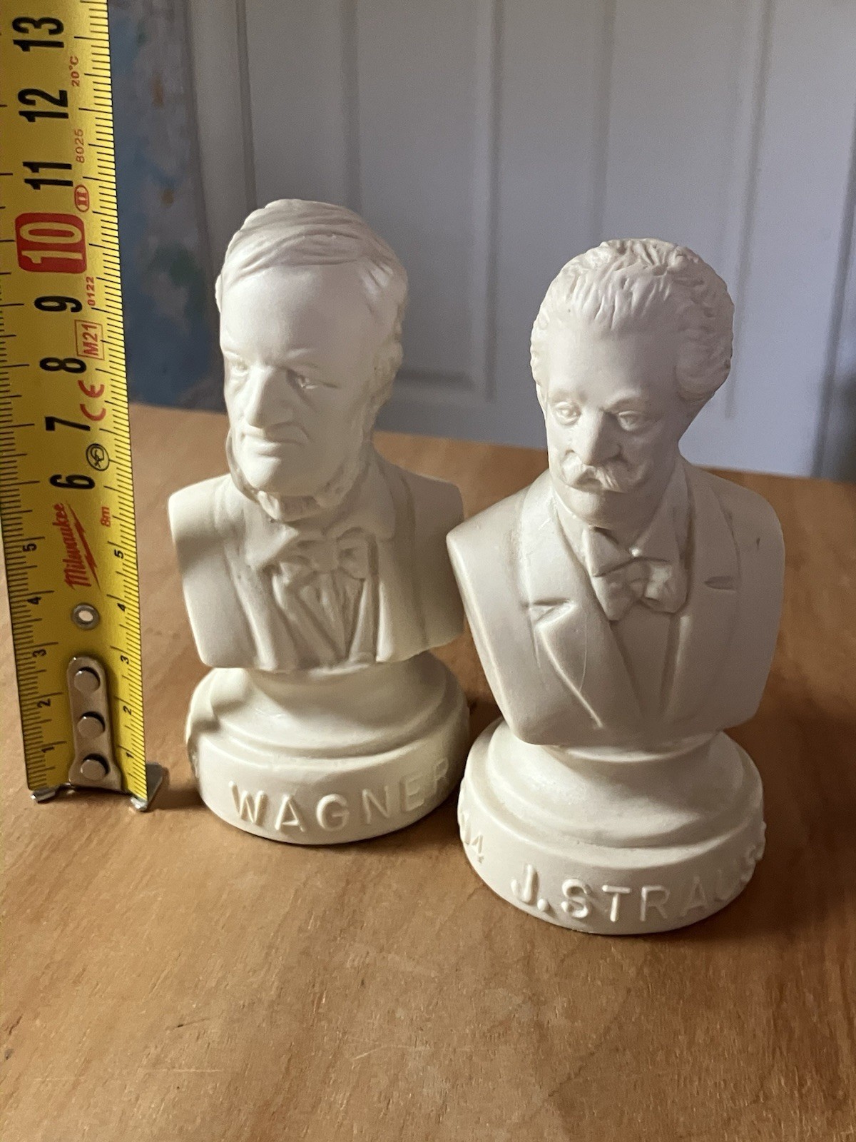 Halbe Statuettes: Richard Wagner & Johann Strauss the Elder