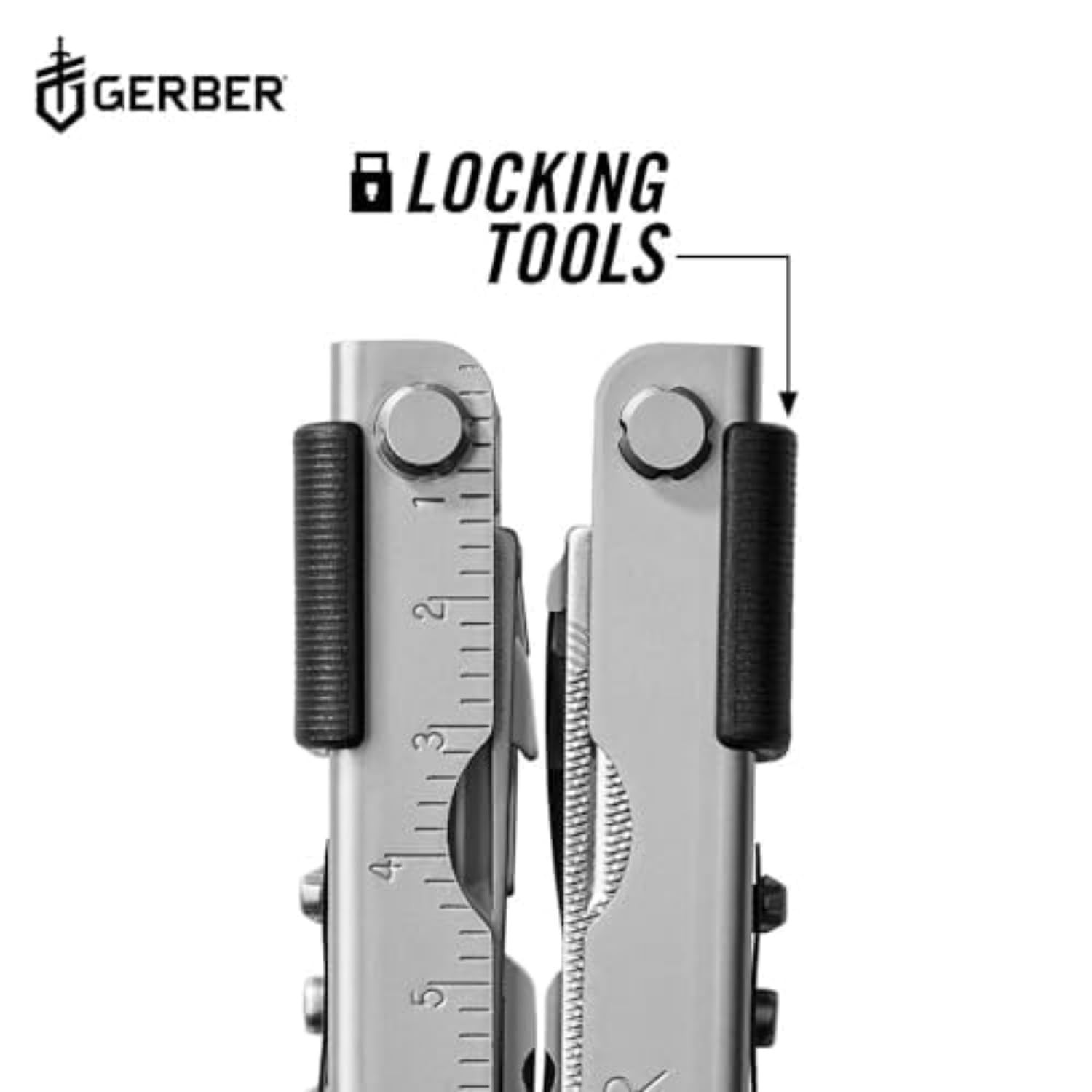Gerber Gear Multi-Plier 600 Blunt Nose Multitool with 14 Tools - Includes Knife,