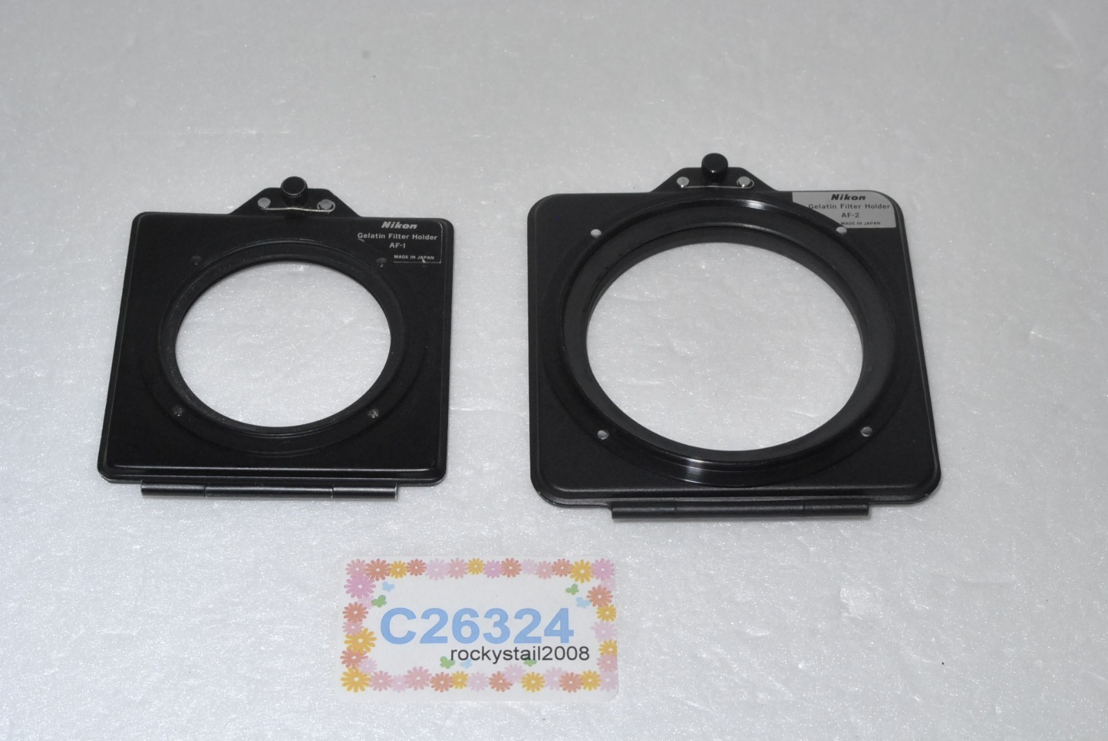 Exc*  Nikon AF-1 & AF-2 Gelatin Filter Holder Set from Japan