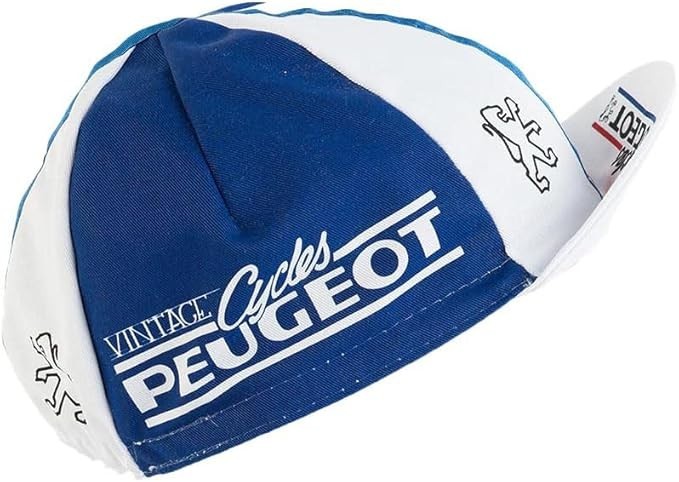 Retro Vintage Team Cycling Cap – Anti-Sweat, Team Jersey Caps, Peugc