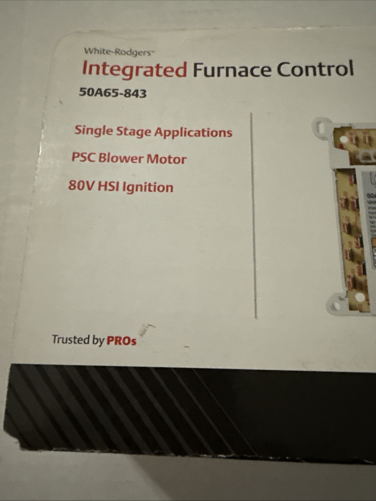 White-Rodgers 50A65-843 Integrated Furnace Control New Open Box Free Shipping