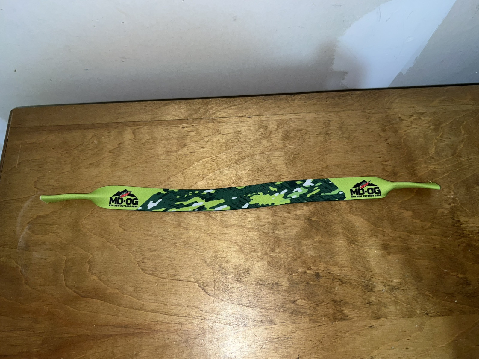 MD-OG Mountain Dew Outdoor Gear 2024 Neoprene Eyewear Sunglasses Retainer Promo