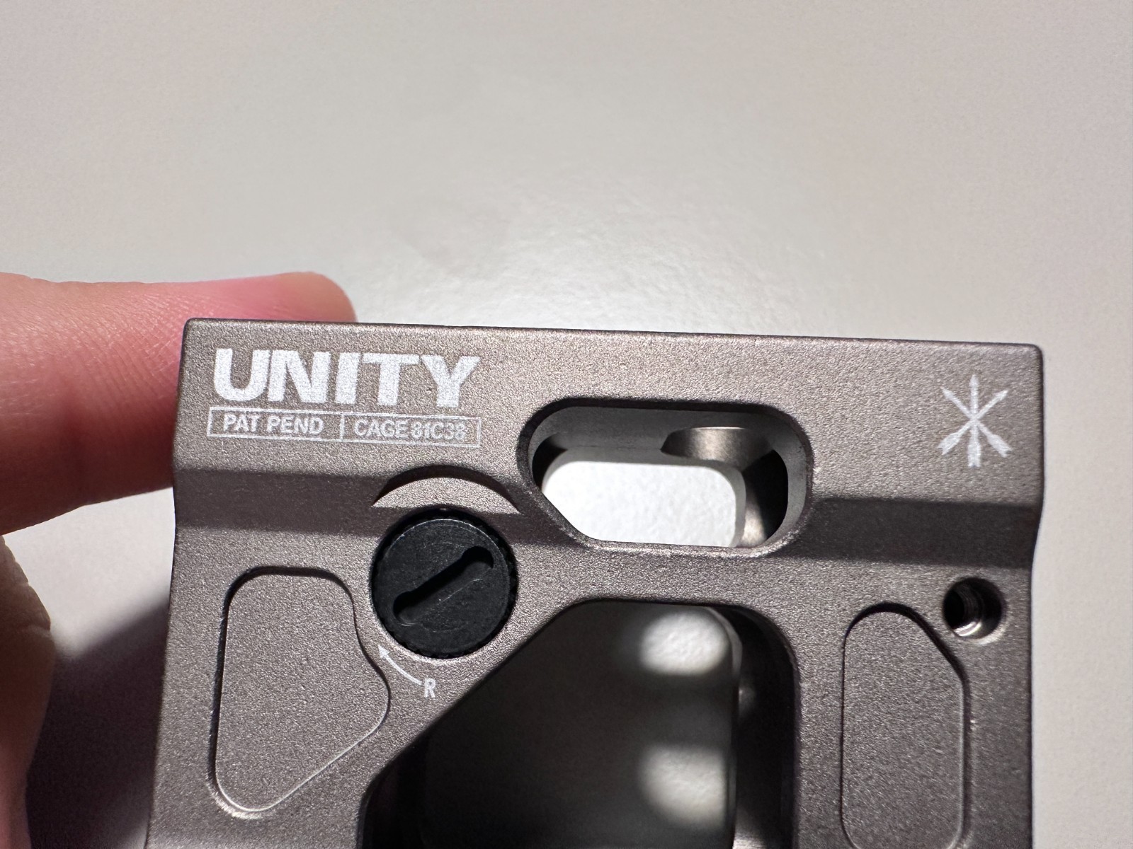 Unity Tactical Fast Micro Red Dot Mount FDE FST - New Read Description