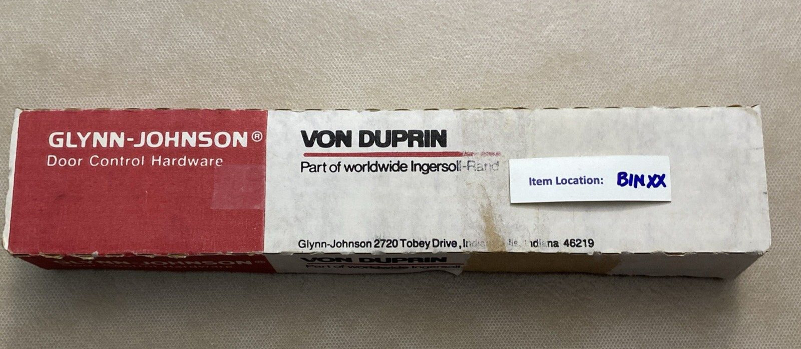 Glynn Johnson FB6 - US26D Manual Flush Bolt Assembly Satin Chrome