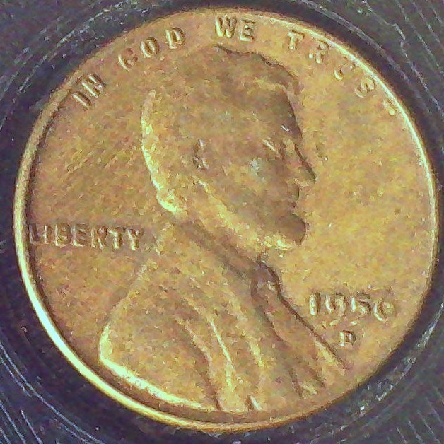 1956 D WHEAT PENNY   WOODY  OBVERSE  CIRCULATED