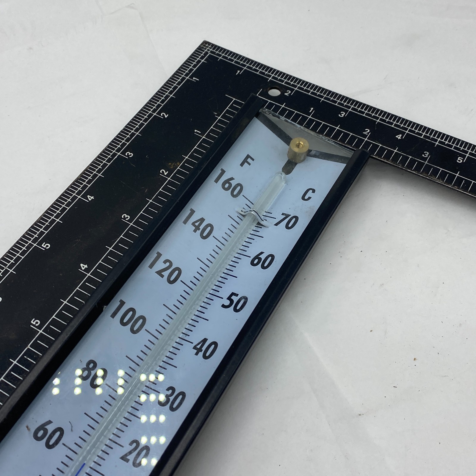 INDUSTRIAL ADJUSTABLE TEMPERATURE THERMOMETER GAUGE GAGE