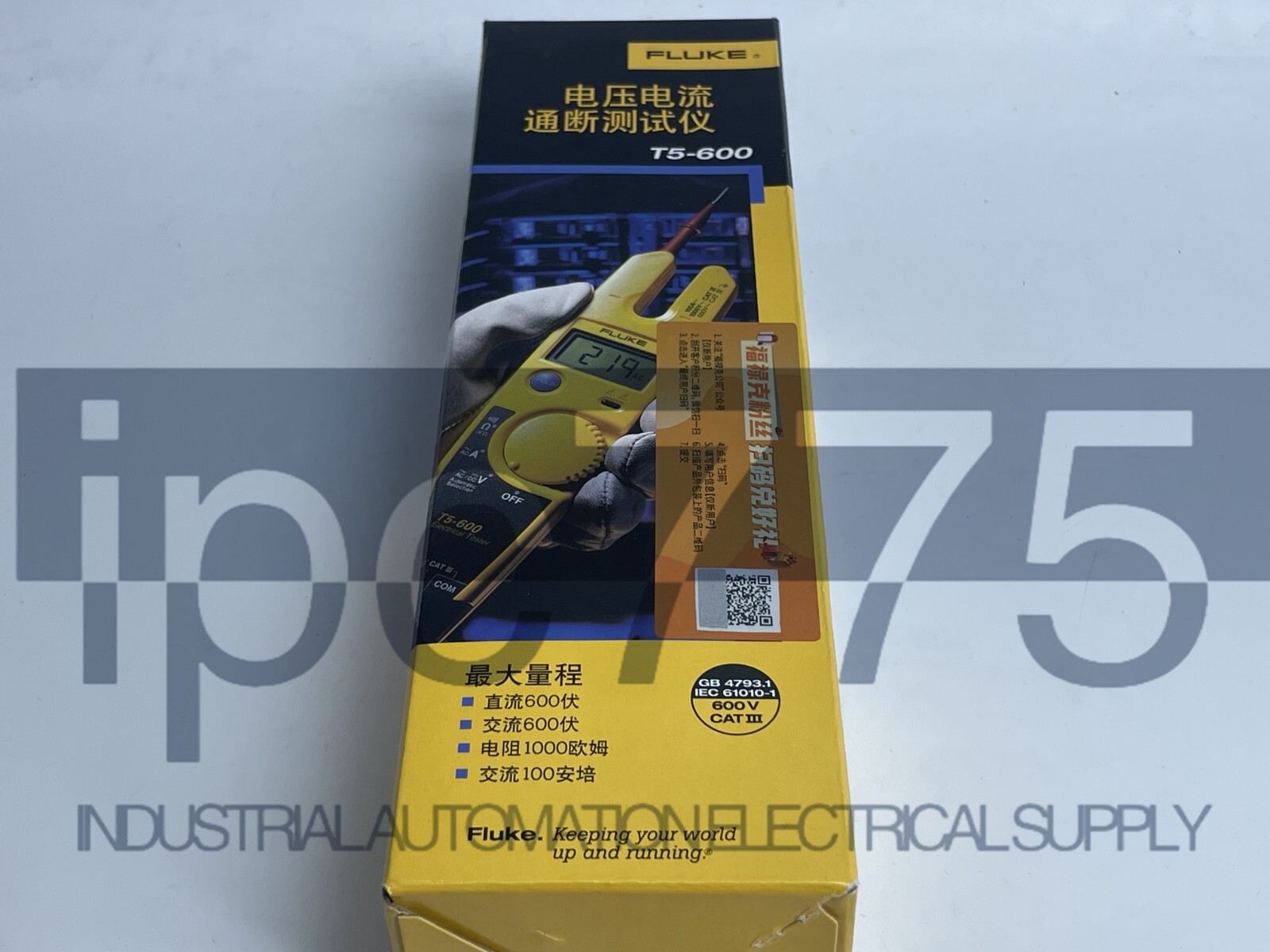 Fluke T5-600 Clamp Meter Continuity Current Electrical Tester #Z