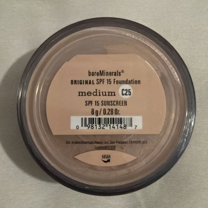 bareMinerals Original Foundation, Loose Powder |  Medium C25 SPF 15 8g / 0.28 oz