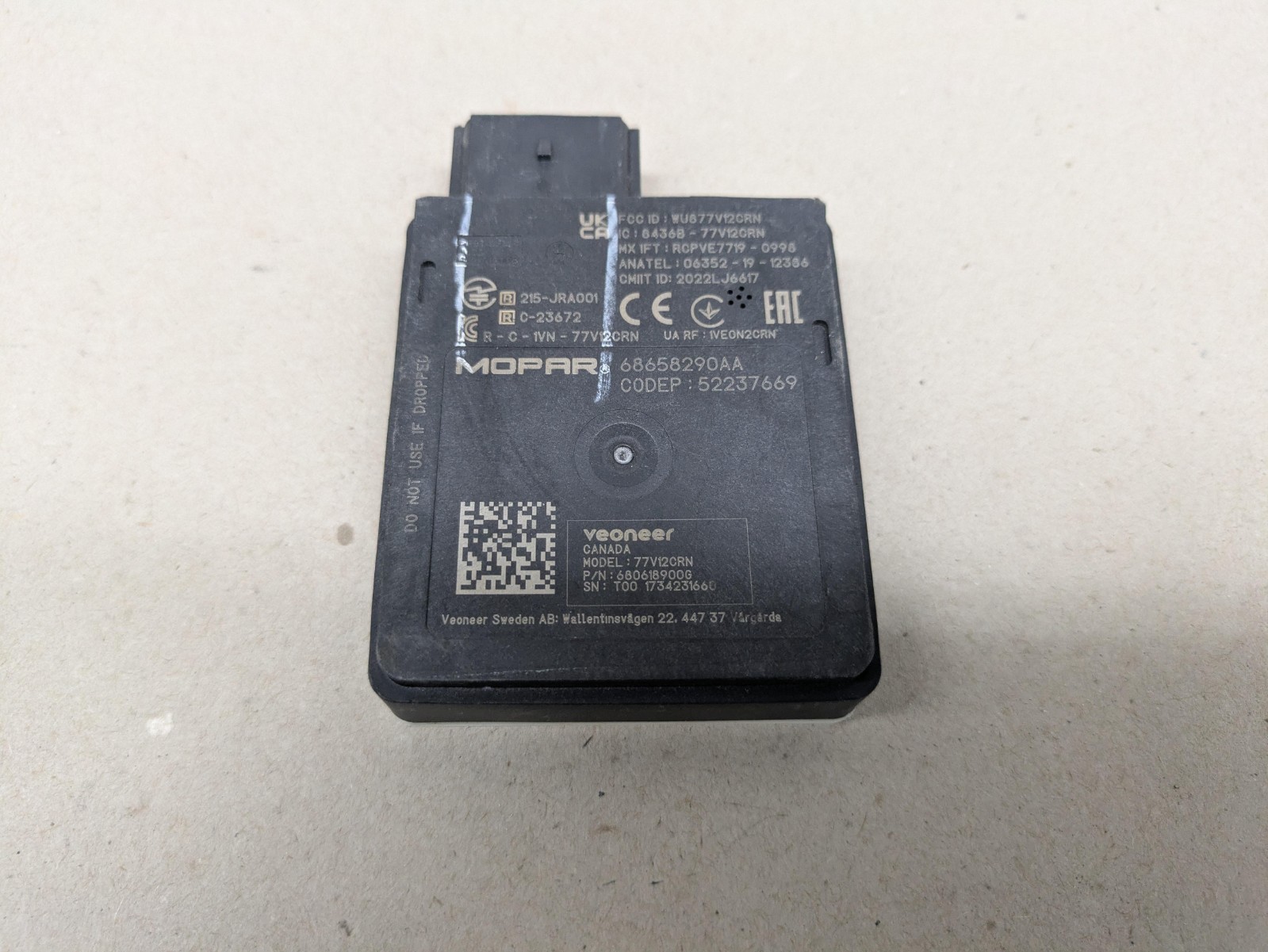 Jeep Compass Blind Spot Sensor Radar Module 2022 - 2025 68658290AA