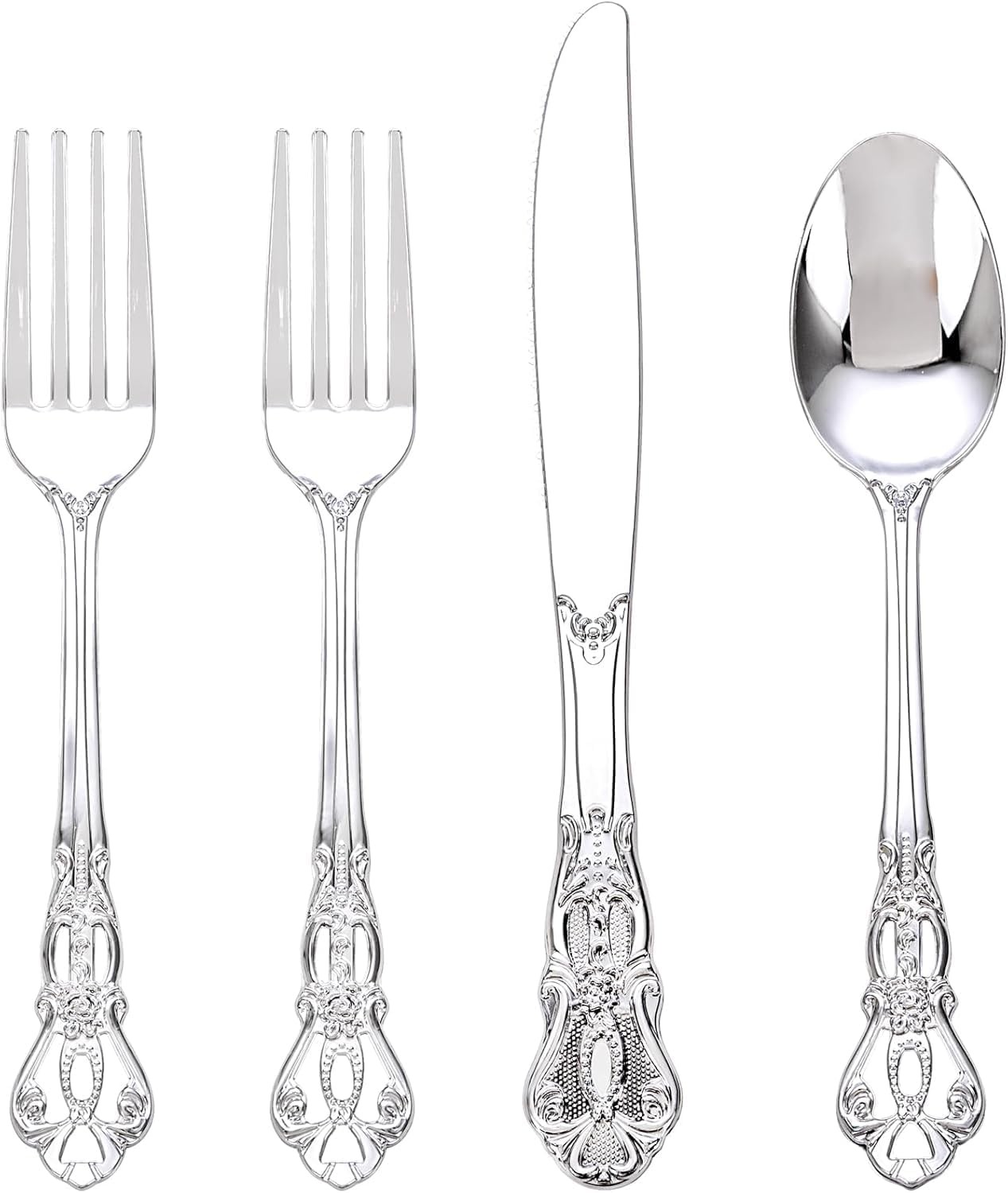 Sier Plastic Cutlery - Vinta Sier Disposable Sierware -
