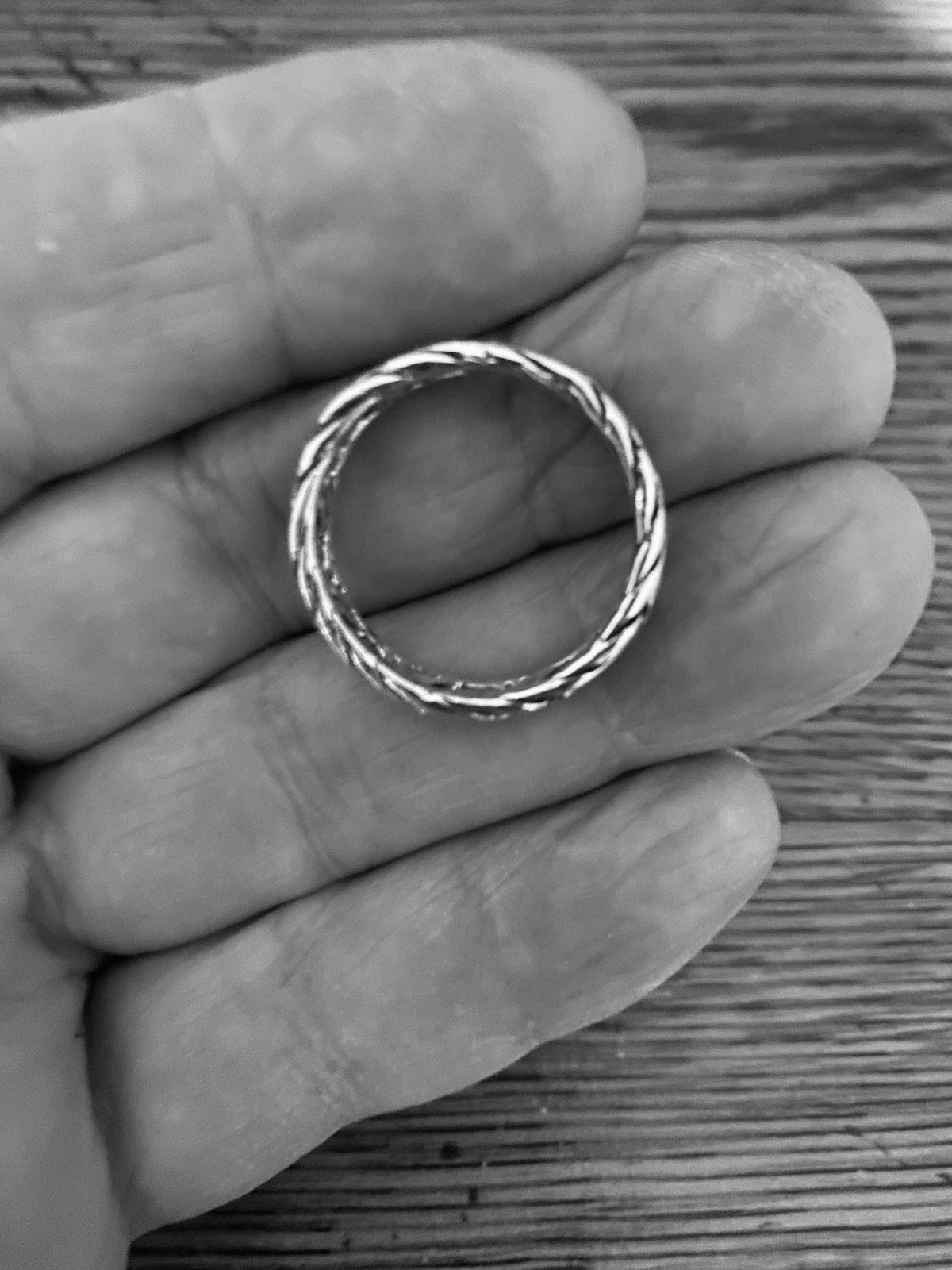 Braided Sterling Band