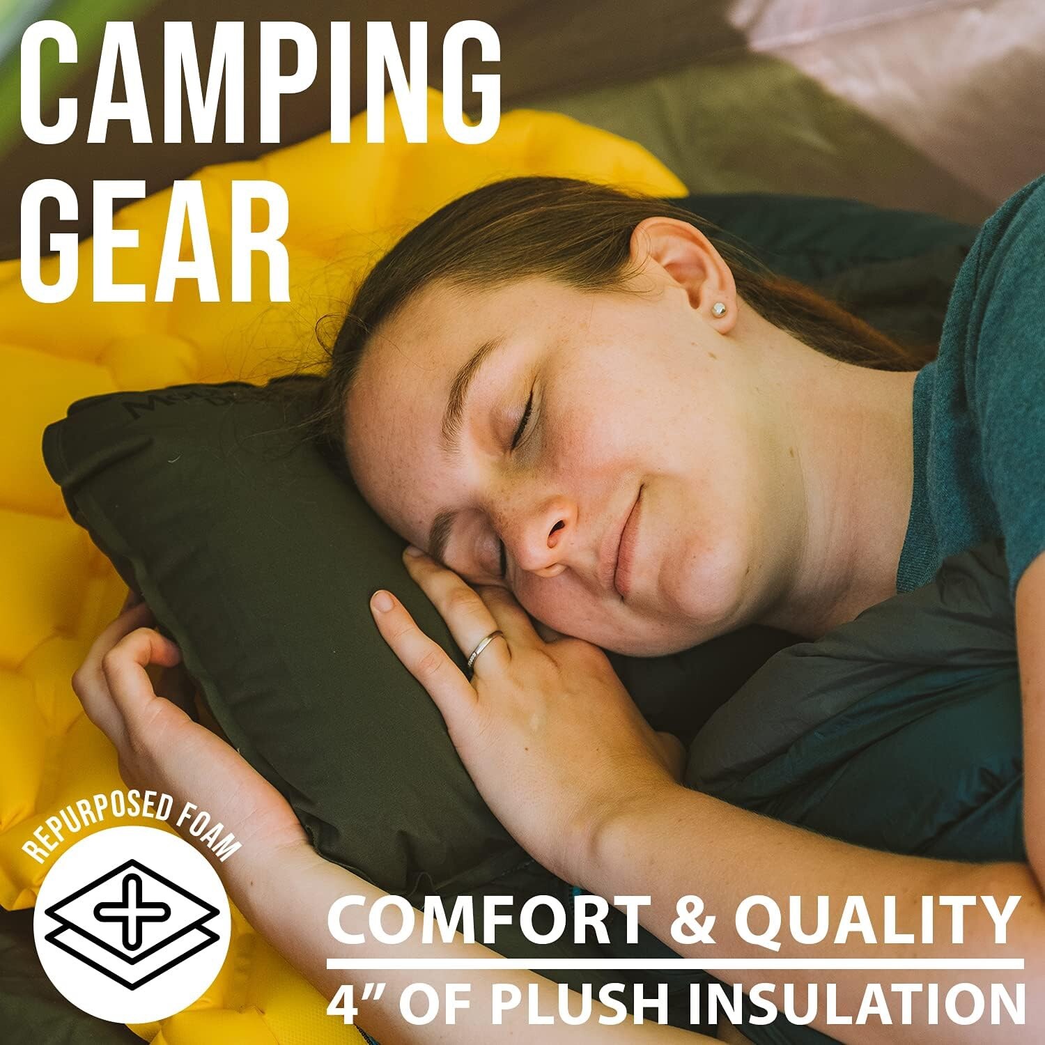 Inflatable Camping Pillow Ultralight Compact Hiking Pillows 7oz Soft Comfortable