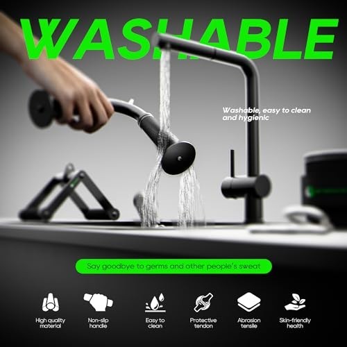 Cable Machine Attachment Set Lat Pulldown Tricep Rope Ankle Straps Wrist Wraps