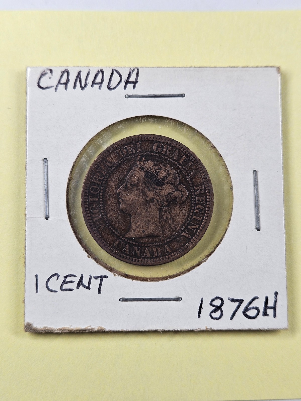 COIN - CANADA - 1 CENT 1876H
