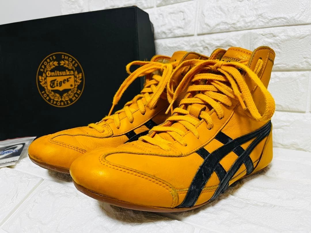 Asics Onitsuka Tiger Wrestling Shoes 81 LE Kill Bill  Yellow Black US9.5 26.5cm