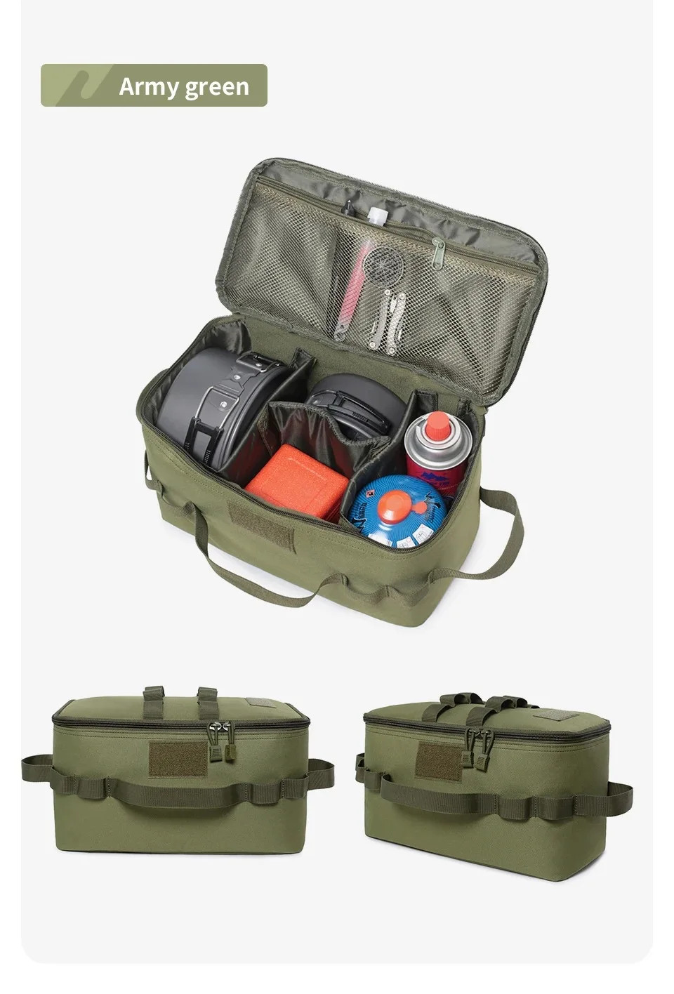 Outdoor Camping Gas Tank Storage Bag Large Capacity Ground Nail Tool Bag Gas Can
