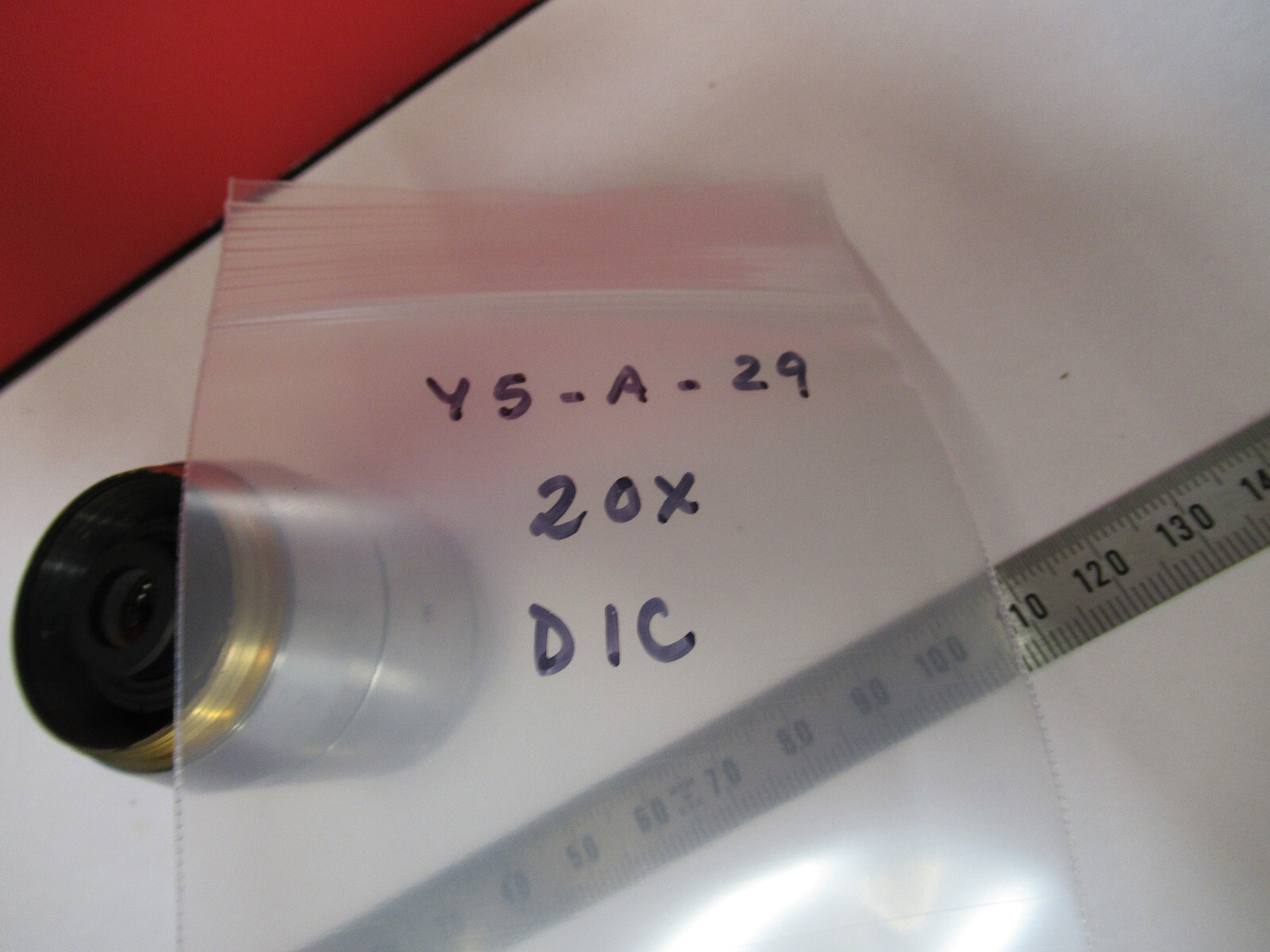 MICROSCOPE PART REICHERT POLYVAR OBJECTIVE DIC IK FLUOR 20X OPTICS Y5-A-29
