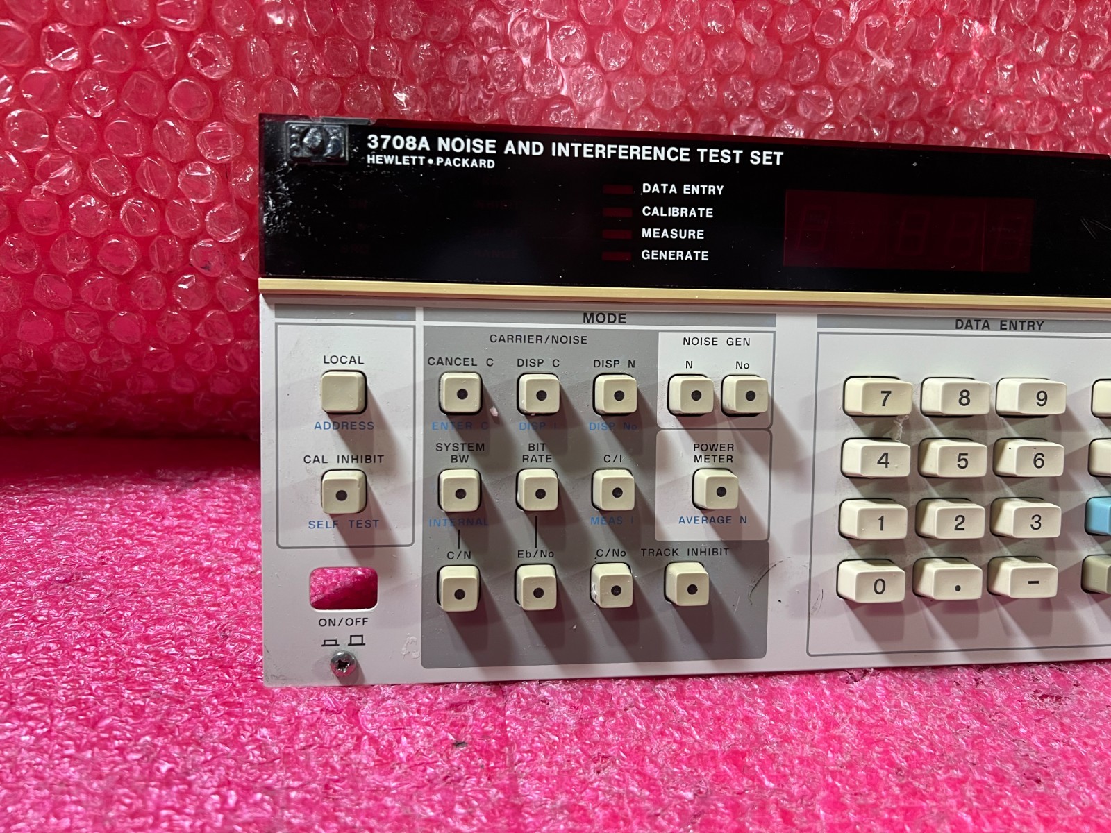 HP 3708A Noise And Interference Test Set ''Panel only''