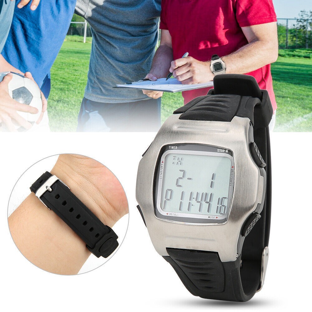 Digital Sport Countdown Watch Stopwatch Timer for Football Soccer  Referee