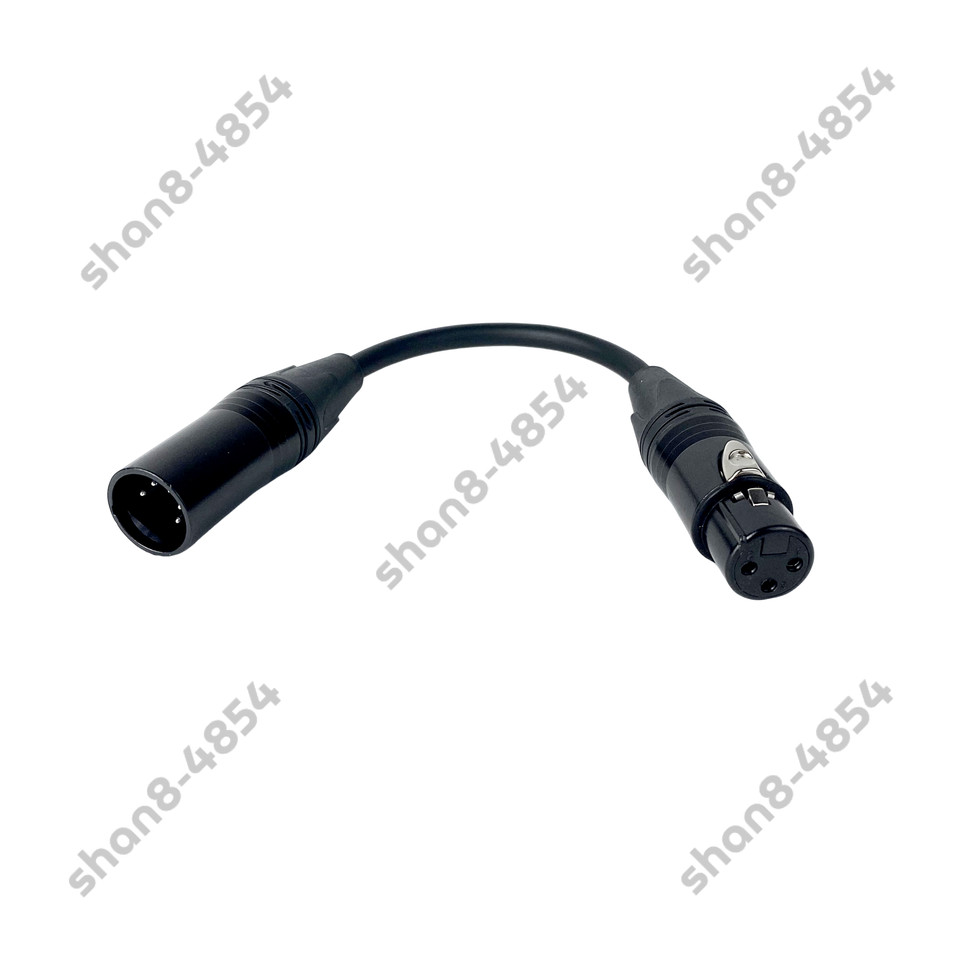 FCONNR 20CM XLR DMX 5 Pin Male to 3 Pin Female XLR-5M3F fo Audio Equipment