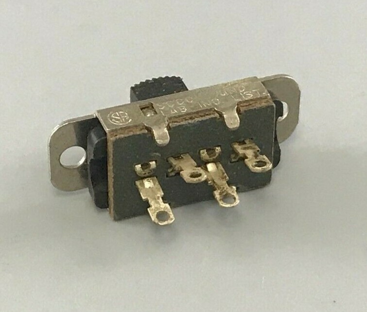 Switchcraft SLIDE SWITCH 4 PIN DTDP 1A 125V STOCKPOLE