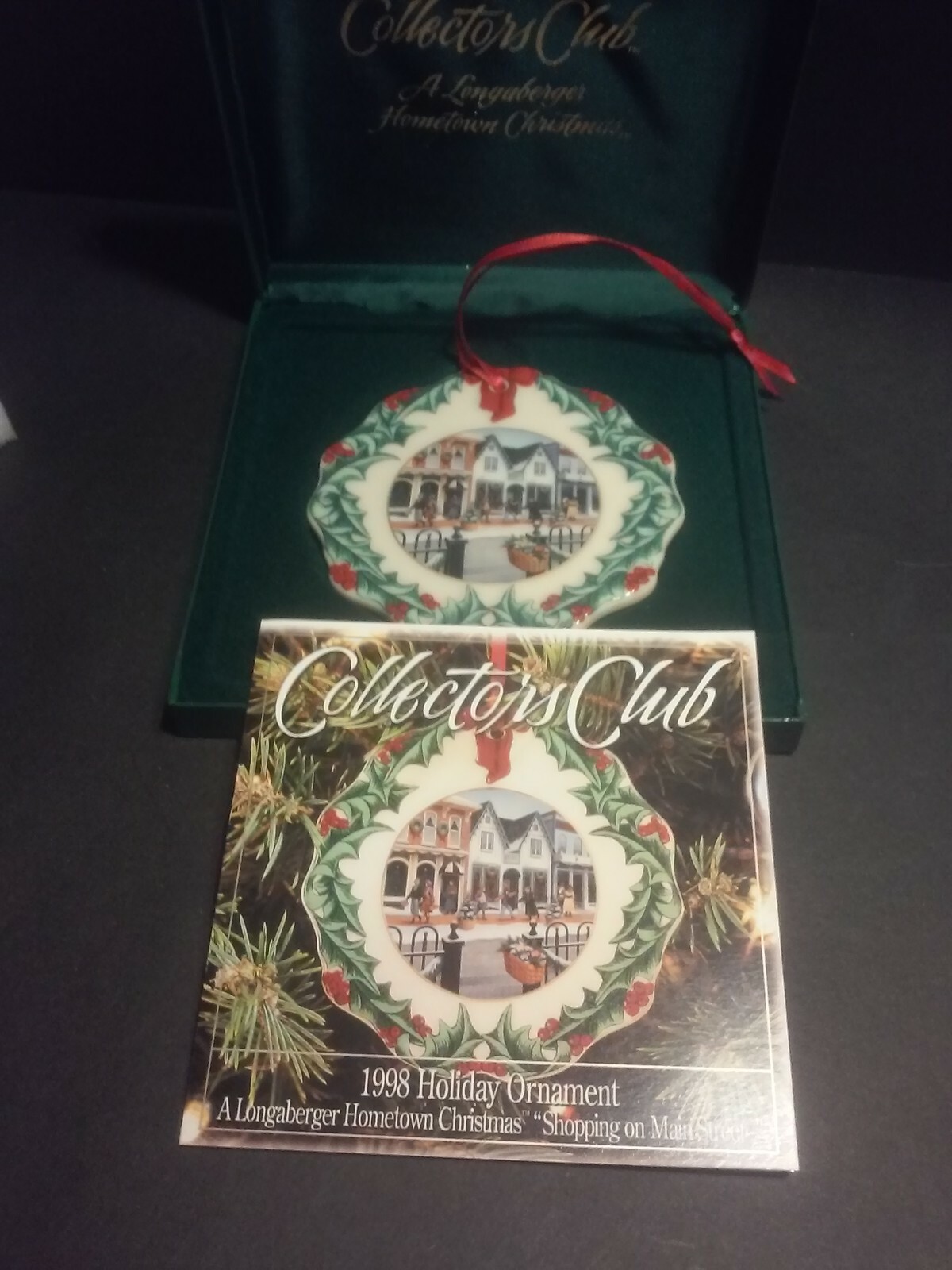 A Longaberger Hometown Christmas Ornament