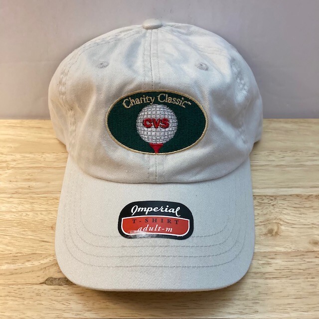 CVS CHARITY CLASSIC Tan Official Tournament Adjustable Strapback Hat (OSFM)