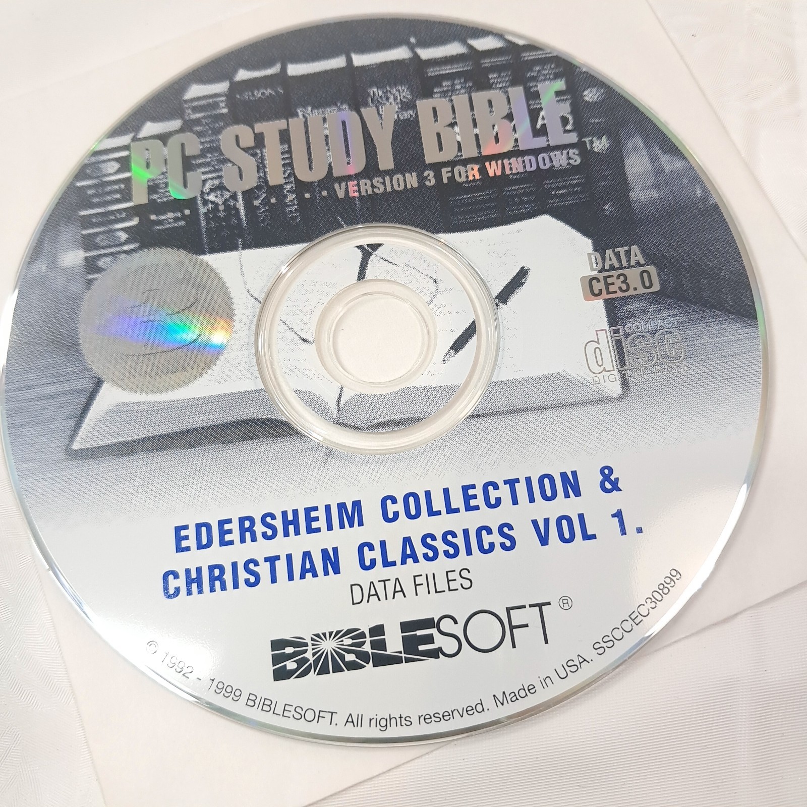 PC Study Bible Biblesoft V3 CD Edersheim Collection & Christian Classics Vol 1
