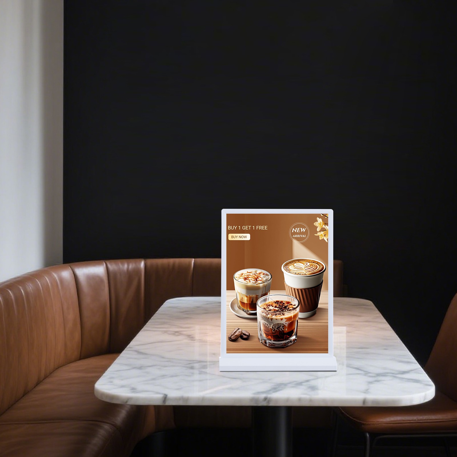 Tabletop LED Sign Holder, LED Poster Frame, LED Sign Holder for Restaurants/Bars
