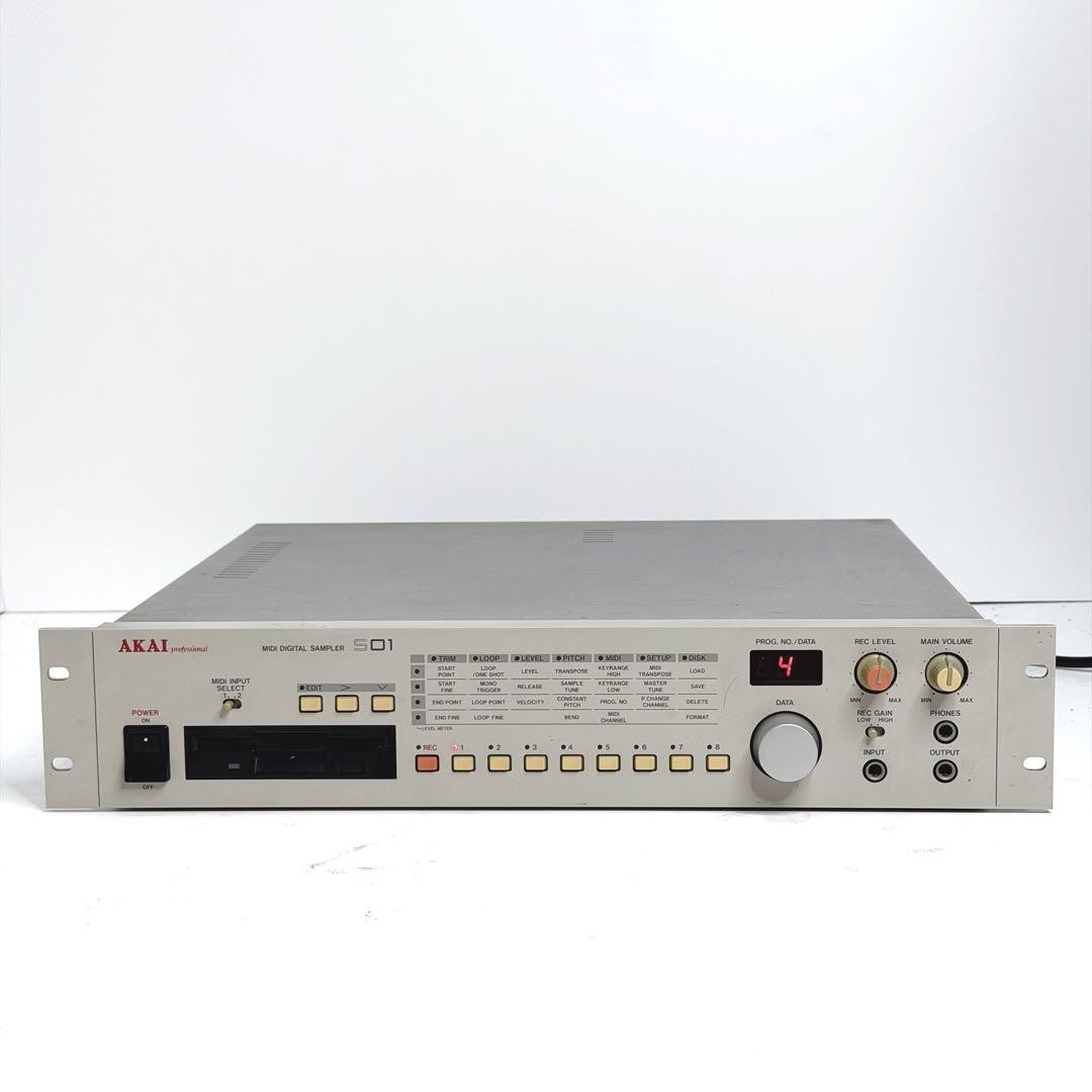 AKAI Professional S01 Digital Rack Sampler Tested Working Japan