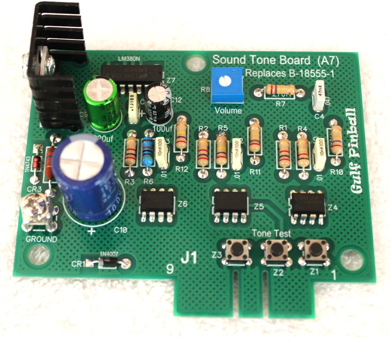 NEW Tone Board for Gottlieb System 1 - Part B18555-1