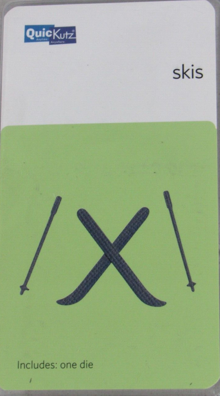 QuicKutz Skis 2x2, 1 Cutting Die Set RS-0593