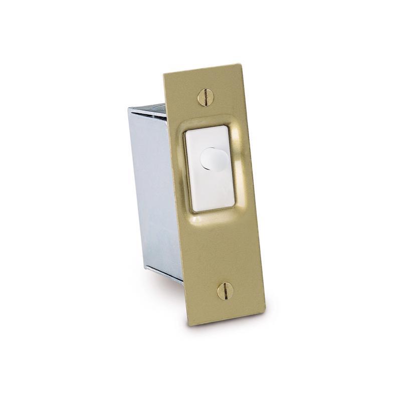 Door Jam Switch 10 amps Single Pole Momentary White White Tan
