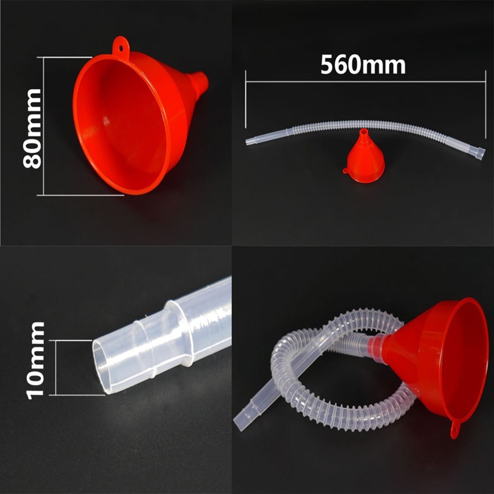 Suitable for Car Motorcycle and Tool Maintenance Detachable Hose Funnel