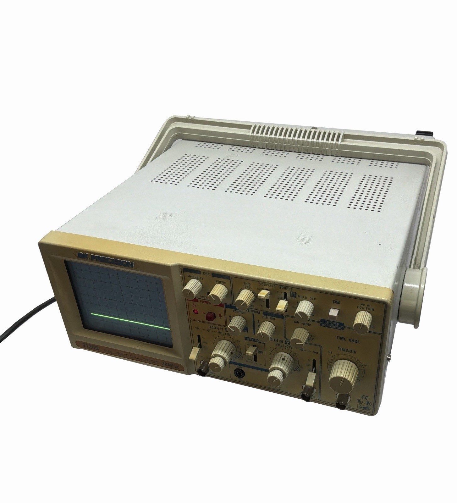 BK Precision 2120B Duel Trace Oscilloscope 30 MHz (UNTESTED)